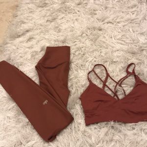 Alo bra and leggings